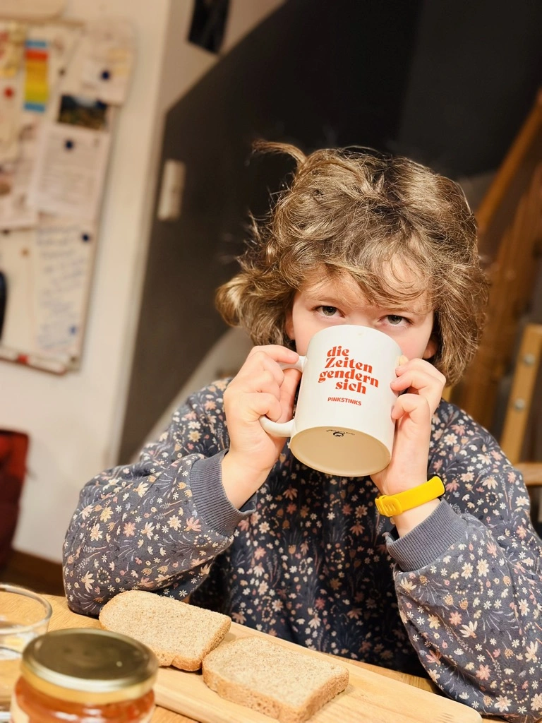 Tilda right before going to school...